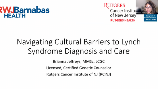 Navagating Cultural Barriers to Lynch Syndrome Diagnosis and Care